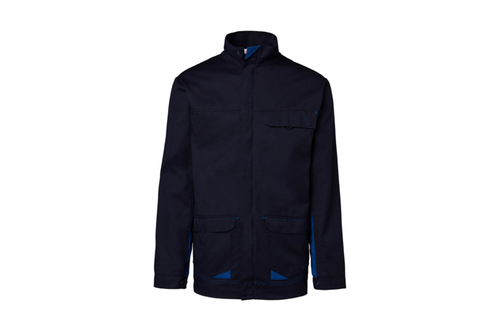 Blue Epitech bomber jacket