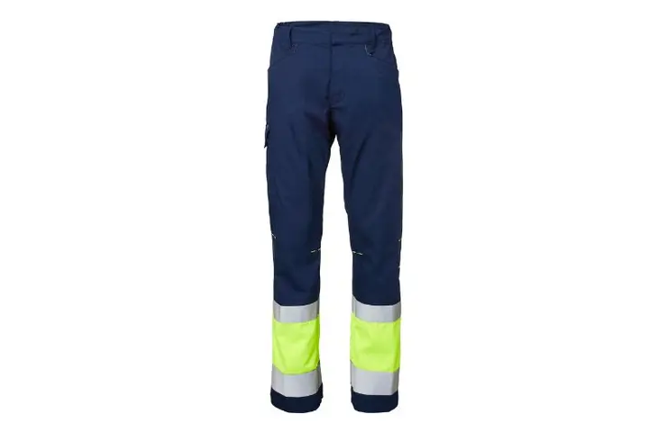 Pantalone Provisible navy/giallo con certificazione per l'Alta Visibilità