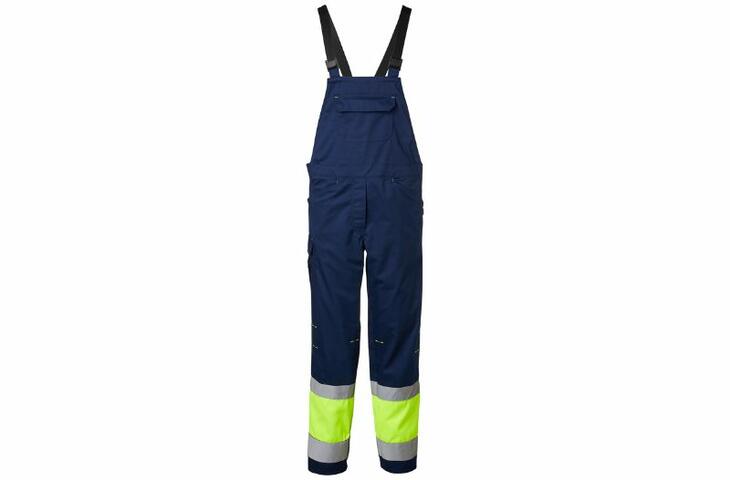 Salopette Provisible navy/giallo con certificazione per l'Alta Visibilità