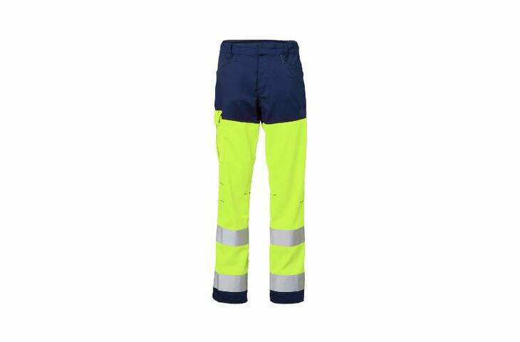 Pantalone Provisible navy/giallo con certificazione per l'Alta Visibilità