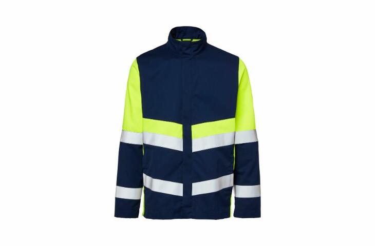 Giacca Provisible navy/giallo con certificazione per l'Alta Visibilità