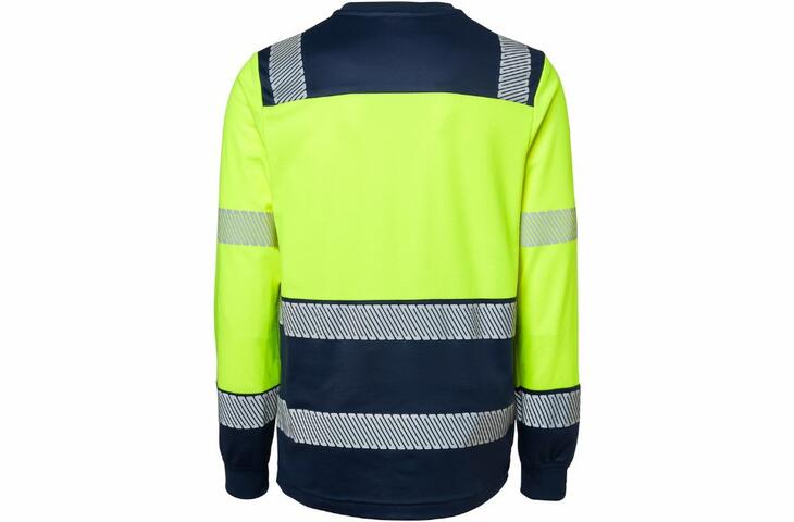 T-shirt manica Lunga Gialla/Navy - ProEssentials