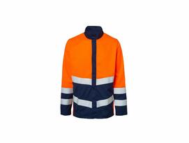 Giacca Provisible navy/arancione con certificazione per l'Alta Visibilità