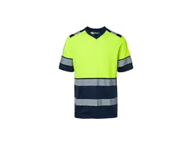 T-shirt manica Corta Giallo/Blu Navy - ProEssentials