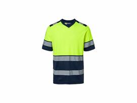 T-shirt manica Corta Giallo/Blu Navy - ProEssentials